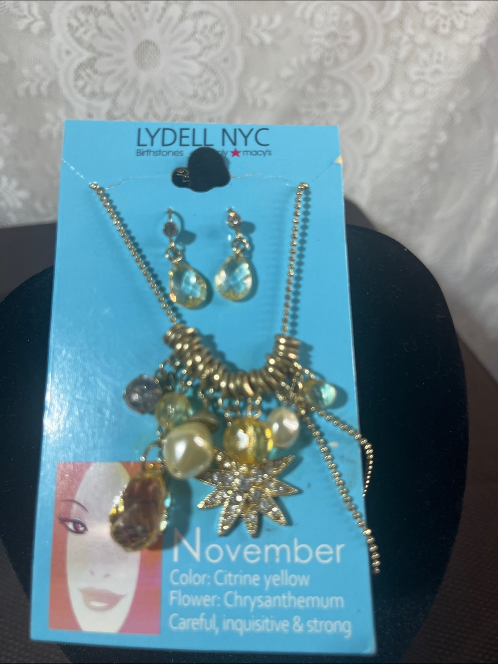 😻5for&15😻 Lydell NYC November Necklace and Earring Set NWT